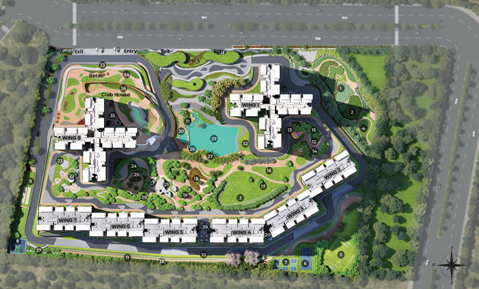 KIADB Aerospace Park residential township master plan